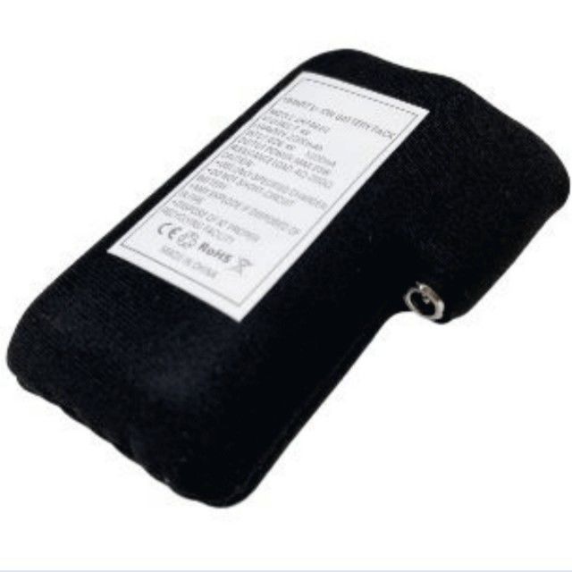 Bọc vải đen Bộ pin li ion 18650 2S1P 7.4V 2000mAh 2200mAh 2600mAh Bộ pin 3500mAh cho găng tay nóng