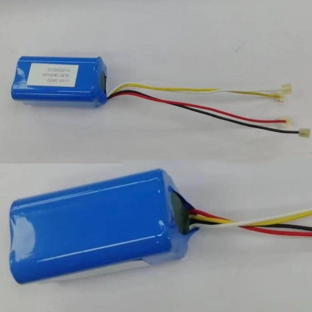 Tùy chỉnh 14.8v 2200mah pin 18650 Cell 4s1p với BMS cho máy lau