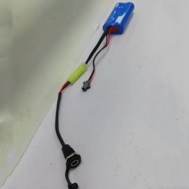Custom 18650 Li Ion Battery Pack 2cells In Series With Barrel Connector DC5521 nữ