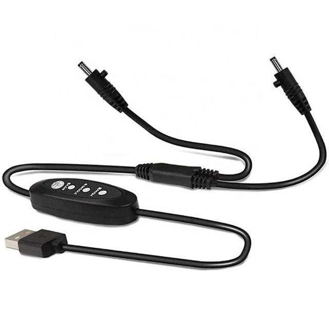 Cáp USB Dc điện áp thấp Cáp chuyển đổi nguồn USB góc thẳng 13cm