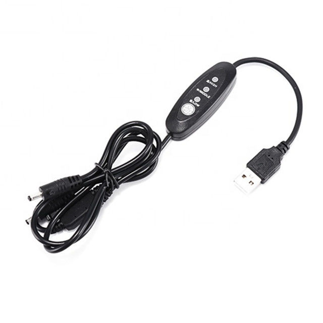 Cáp USB Dc điện áp thấp Cáp chuyển đổi nguồn USB góc thẳng 13cm