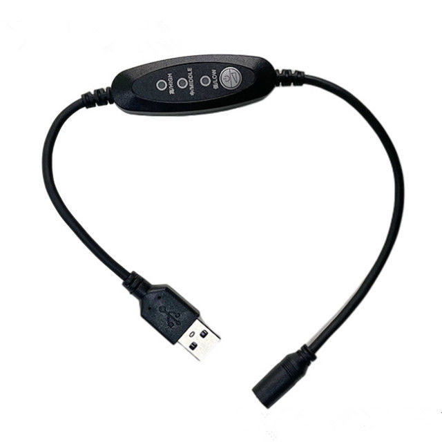 Cáp USB Dc điện áp thấp Cáp chuyển đổi nguồn USB góc thẳng 13cm