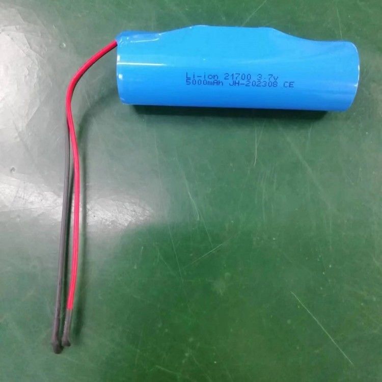 3.7V 5000mAh 21700 gói với PCB và dẫn 20 AWG cho thiết bị điện tử