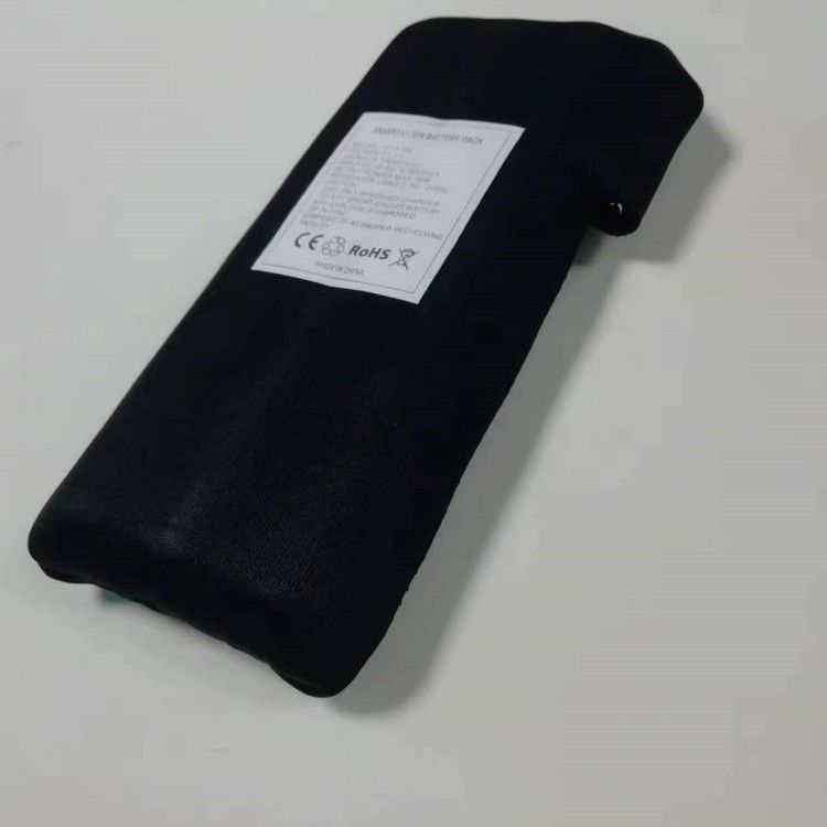 Quần áo 12V 10Ah pin 11.1V vải đen bọc với ổ sạc DC cho áo khoác sưởi ấm