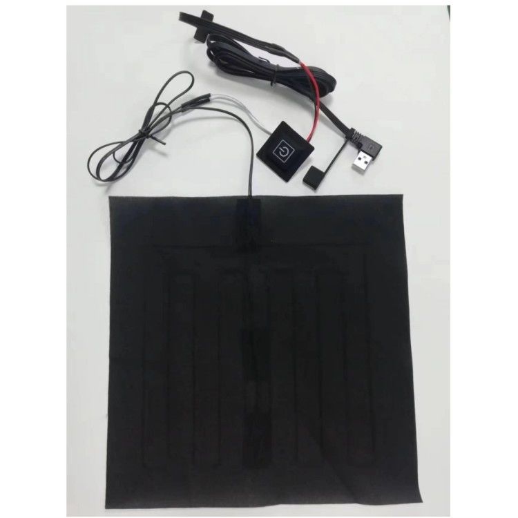 Quần áo tùy chỉnh đệm sưởi ấm 24 * 24cm cho gối sưởi ấm 5V Với đầu cong USB