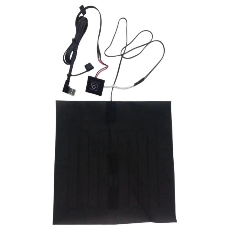 Quần áo tùy chỉnh đệm sưởi ấm 24 * 24cm cho gối sưởi ấm 5V Với đầu cong USB
