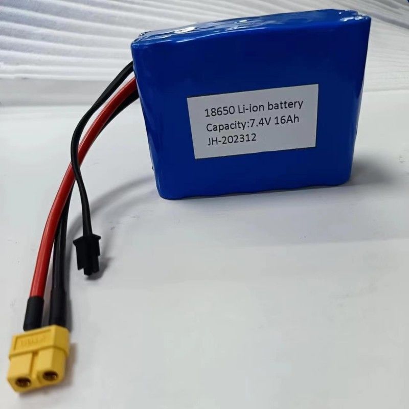 Bộ pin tùy chỉnh 7.4V 16Ah 2S5P 18650 Cell 3200mAh BMS 25A Với cắm sạc MX3.0