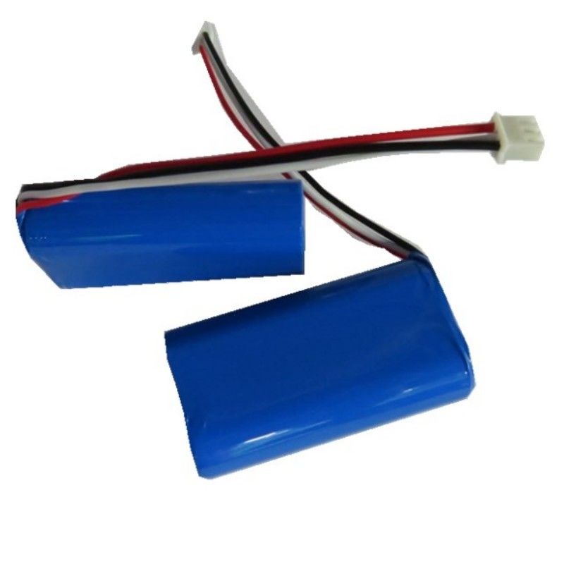 7.4V 2600mAh 18650 Cell Battery Pack với 3 đầu dẫn và 3-Pin Contact cho máy Pos