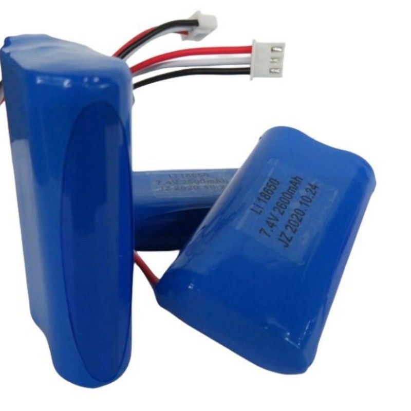 7.4V 2600mAh 18650 Cell Battery Pack với 3 đầu dẫn và 3-Pin Contact cho máy Pos