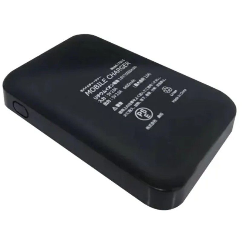 5V 2A USB 10000 Mah Powerbank Cổng USB kép Black Battery Power Bank