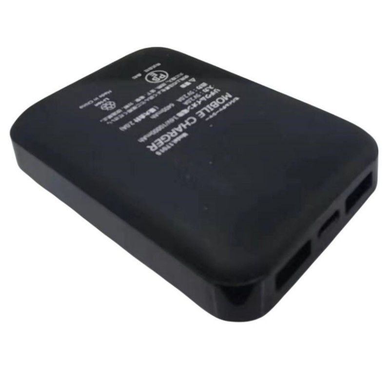 5V 2A USB 10000 Mah Powerbank Cổng USB kép Black Battery Power Bank