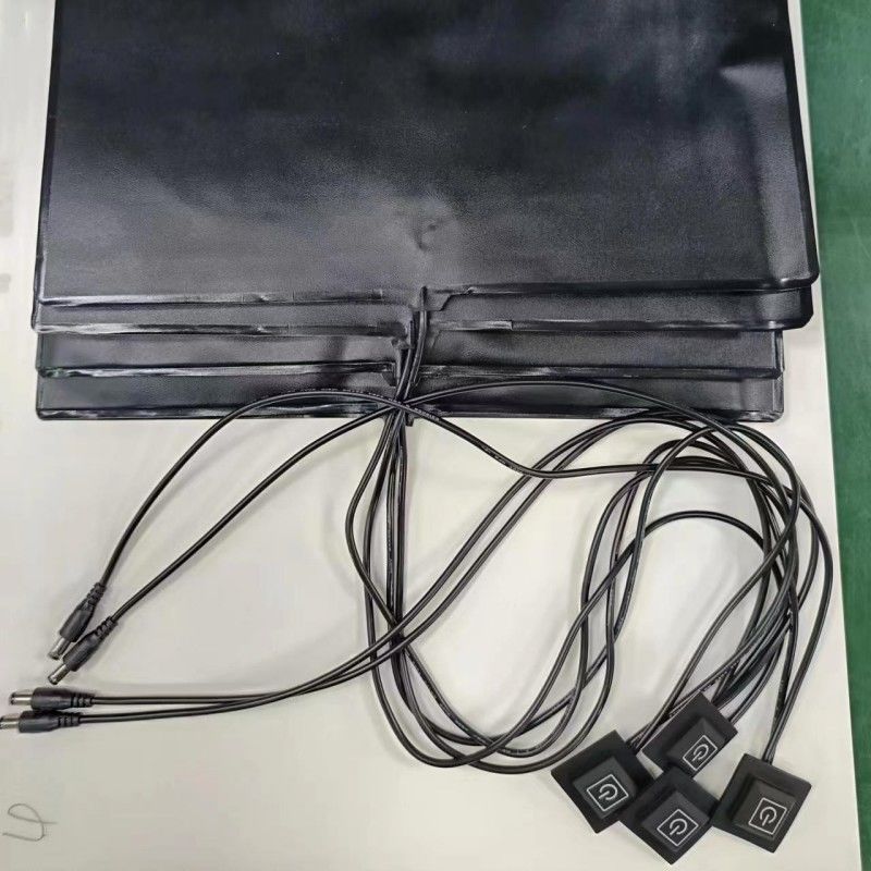 35x35cm Bộ đệm sưởi tùy chỉnh 12V với cắm DC cho túi giao thức ăn nóng