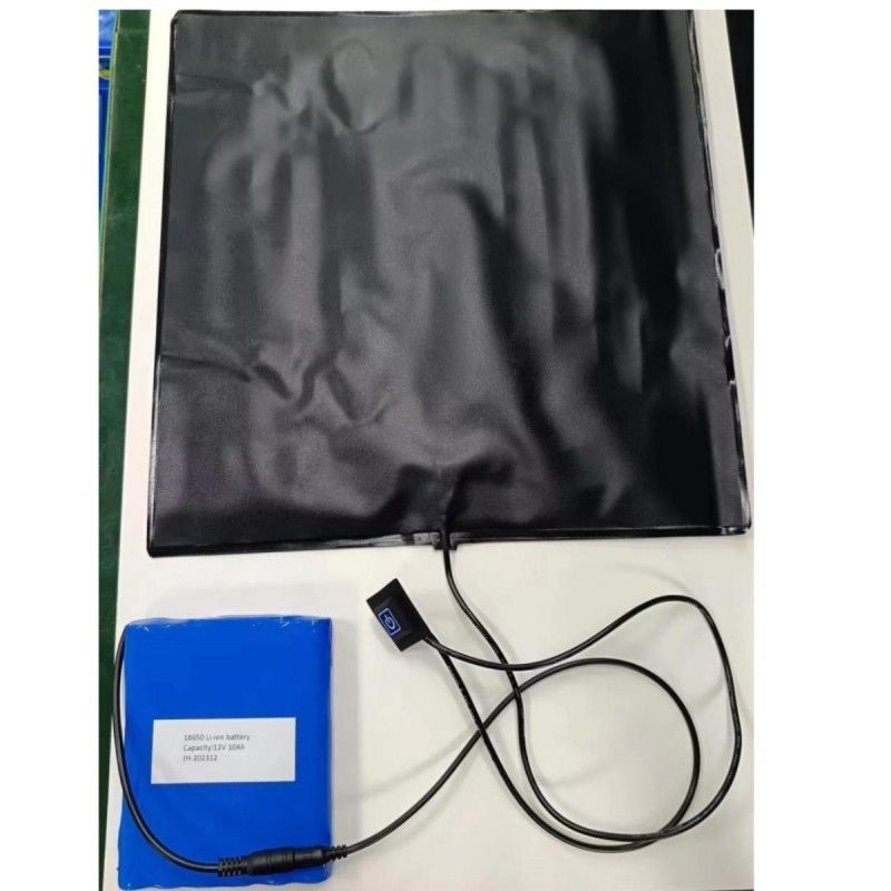 Phân phối thực phẩm nóng PVC đệm sưởi 12V 10Ah Đệm sưởi pin kích thước 30x30cm