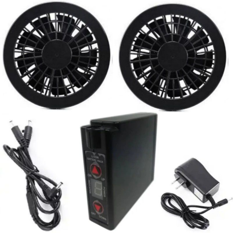 7.2V Jacket Cooling Fan Battery Set 4400mAh Với Bộ sạc Cho Quần áo làm việc mùa hè