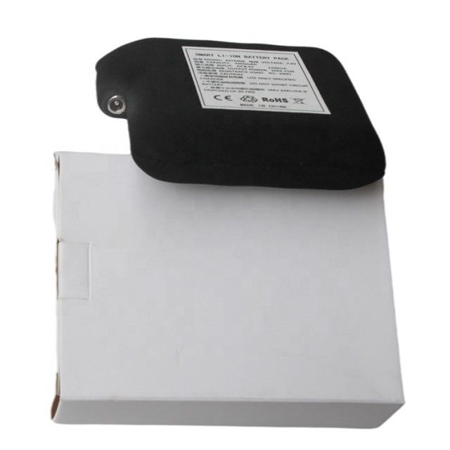 Pin bao bọc vải đen 7.4V 4400mAh 5200mAh 6400mAh 7000mAh pin cho áo khoác sưởi ấm