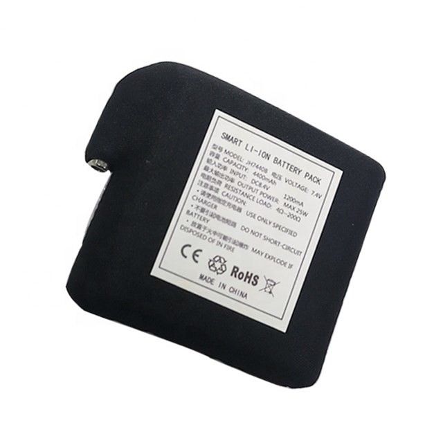 Pin bao bọc vải đen 7.4V 4400mAh 5200mAh 6400mAh 7000mAh pin cho áo khoác sưởi ấm