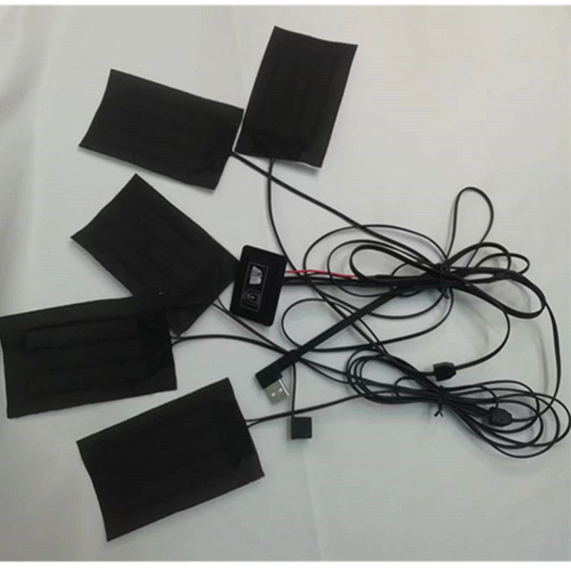 Quần áo chăn nắp 5pcs mỗi 7x11cm 5 trong một 5V USB nắp nắp nắp cho vest