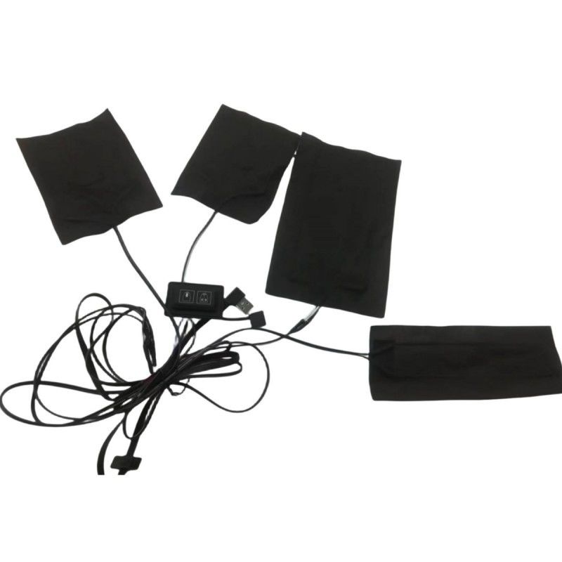 Jacket Bàn sưởi ấm 4pads 4 In 1 Hướng cực đỏ xa 5V USB Bàn sưởi ấm cho quần áo