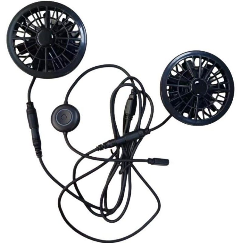 Quạt quần 2pcs Quạt làm mát nhỏ 5V Với cắm loại C