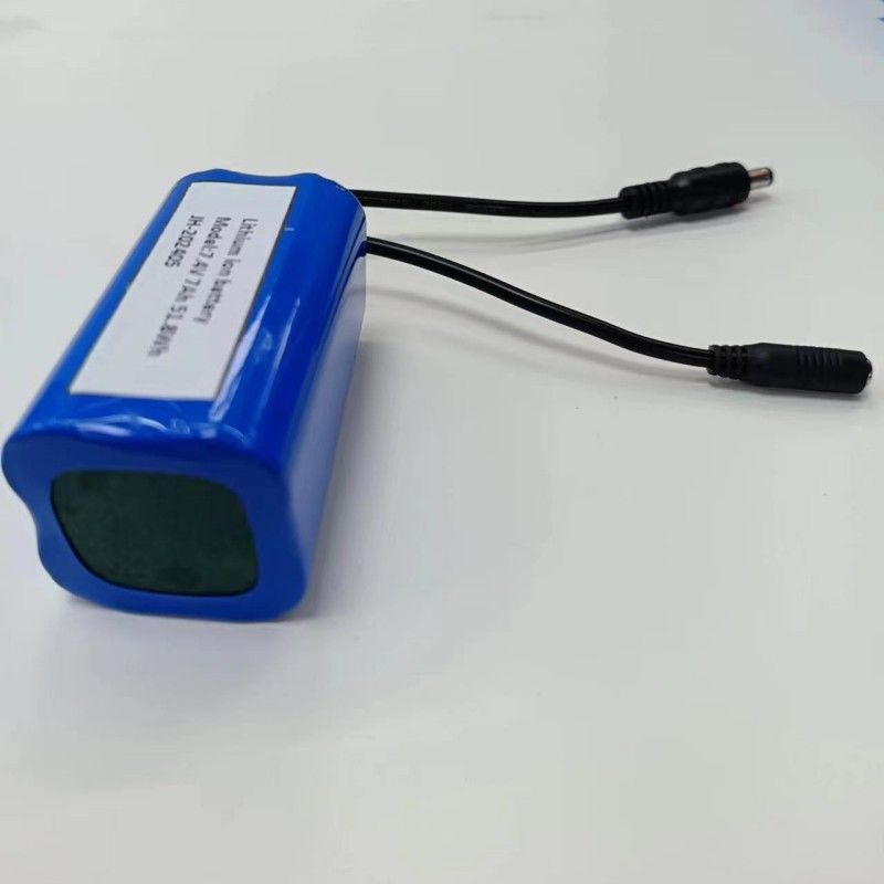 Đèn dải LED pin 7.4V Capacity Max cho 4cells 18650 pin với cắm DC
