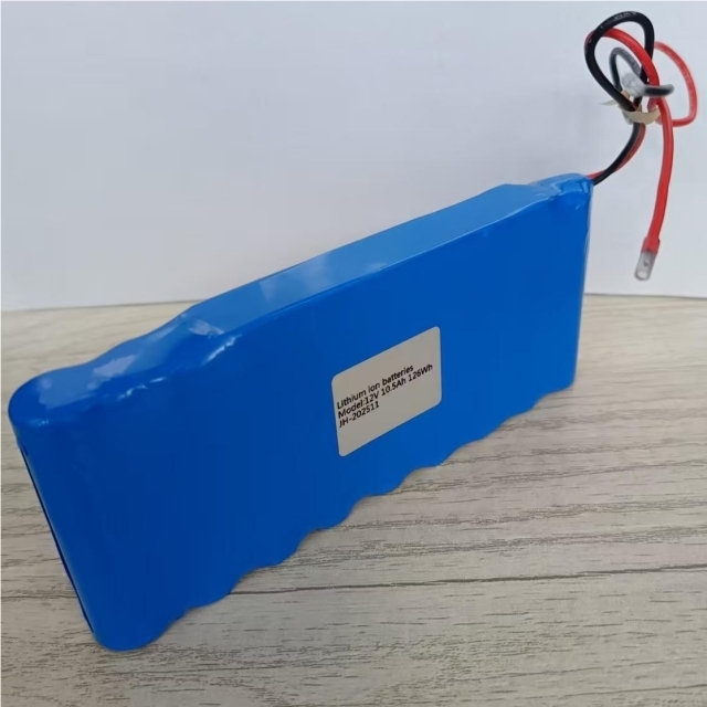 Custom Battery Pack 18650 3S3P 11.1V 12V 10.5Ah battery For 100w Solar Charge Controller