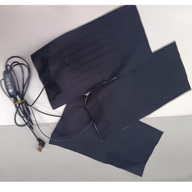 Bộ sưởi tùy chỉnh 30X15cm 3pads trong một bộ sưởi vải 12V với bộ điều khiển chuyển mạch USB cho ghế sưởi