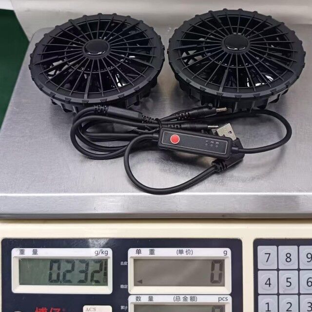 Quạt làm mát áo khoác mùa hè với 3 mức tốc độ, quạt làm mát áo khoác siêu mỏng 34mm